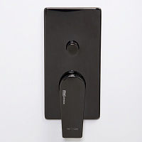 Wasserkraft Glan Смеситель для ванны и душа однорычажный, цвет: черный 6661