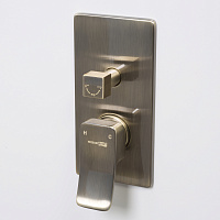 Wasserkraft Exter Смеситель для ванны и душа однорычажный, цвет: светлая бронза 1641