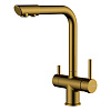 Wasserkraft Смеситель для кухни под фильтр однорычажный, цвет: матовое золото A8387