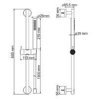 Wasserkraft Душевой комплект A142