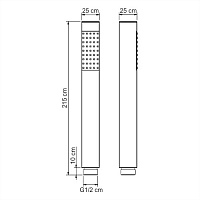 Wasserkraft Лейка 1-функциональная A106