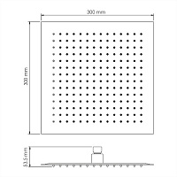 Wasserkraft Mindel Верхняя Душевая насадка A163