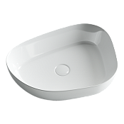 Ceramicanova Element Раковина чаша 55х40 см, без перелива, цвет: белый глянцевый CN5003