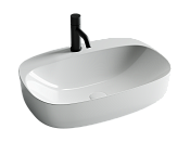 Ceramicanova Element Раковина чаша 59,5х42 см, без перелива, цвет: белый глянцевый CN5012