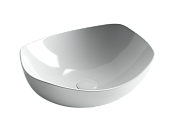 Ceramicanova Element Раковина чаша 42х38,5 см, без перелива, цвет: белый глянцевый CN5017