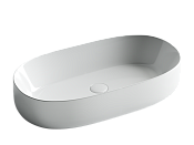 Ceramicanova Element Раковина чаша 67,5х35 см, без перелива, цвет: белый глянцевый CN5022
