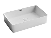 Ceramicanova Element Раковина чаша 60х38 см, с переливом, цвет: белый глянцевый CN5025