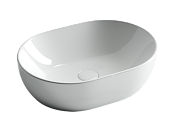 Ceramicanova Element Раковина чаша 48х35 см, без перелива, цвет: белый глянцевый CN6019