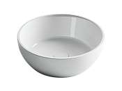 Ceramicanova Element Раковина чаша d41 см, без перелива, цвет: белый глянцевый CN6021