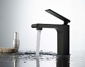 Timo Anni Смеситель для раковины однорычажный, цвет черный матовый 2761/03F