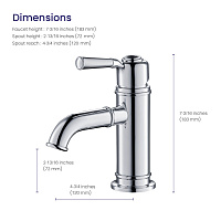 Timo Arisa Смеситель для раковины однорычажный, цвет: хром 5361/00F
