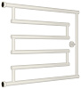 Сунержа High-Tech Полотенцесушитель водяной 65x50h, цвет: белый 12-4052-5065