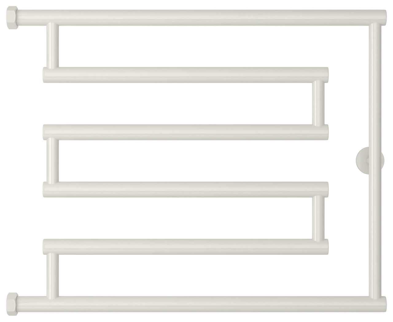 Сунержа High-Tech Полотенцесушитель водяной 65x50h, цвет: белый 12-4052-5065