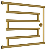 Сунержа High-Tech Полотенцесушитель водяной 65x50h, цвет: матовое золото 032-4052-5065