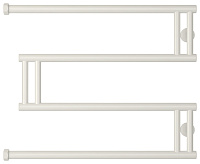 Сунержа High-Tech Полотенцесушитель водяной 65x50h, цвет: белый 12-4050-5065