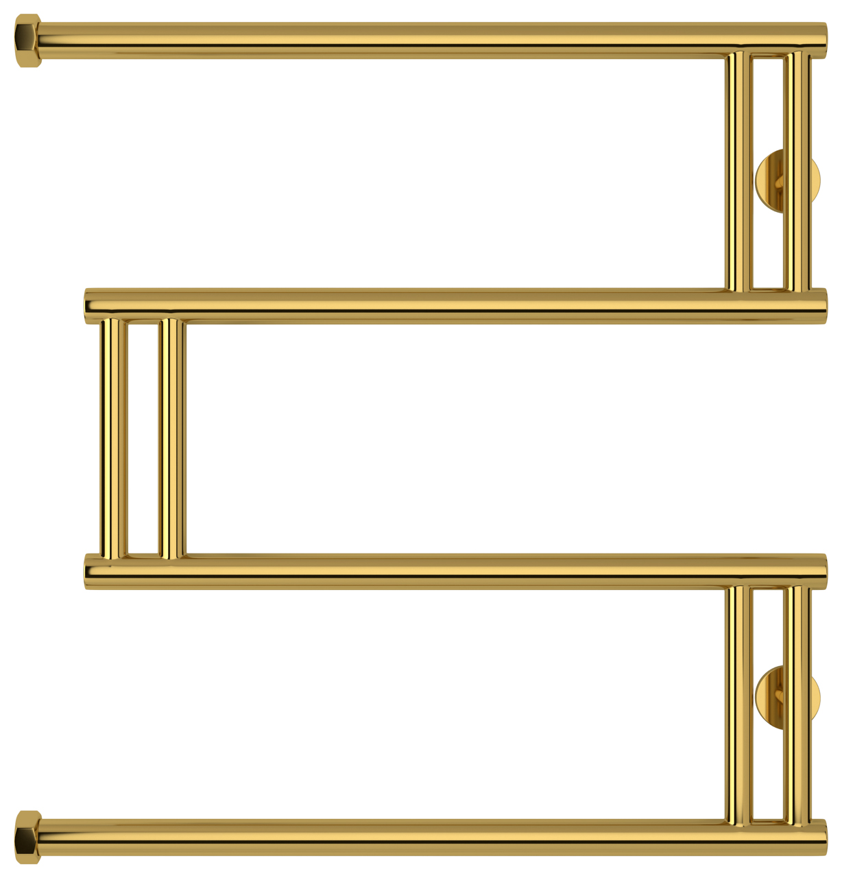 Сунержа High-Tech Полотенцесушитель водяной 60x60h, цвет: золото 03-4050-6060
