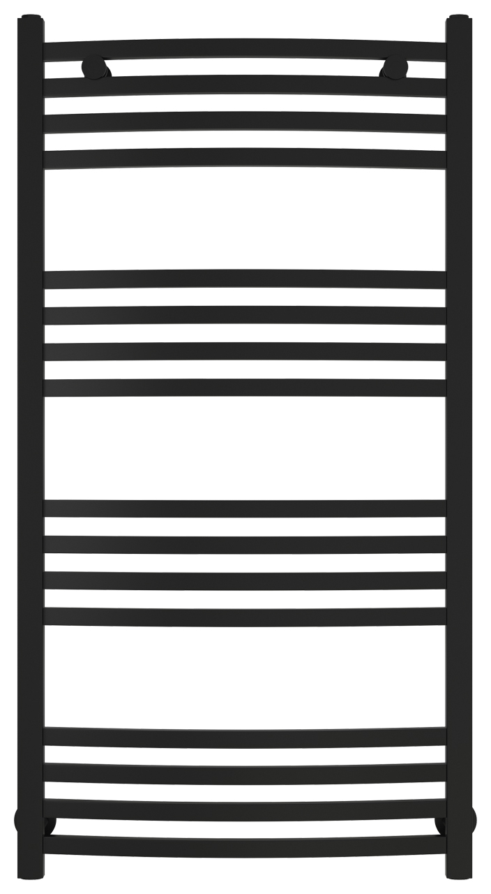 Сунержа Аркус Полотенцесушитель водяной 50x100h, цвет: матовый черный 31-0251-1050