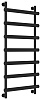 Сунержа Атлант Полотенцесушитель водяной 50x120h, цвет: матовый черный 31-0226-1250