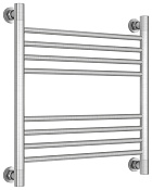 Сунержа Богема+ Полотенцесушитель водяной 50x50h, цвет: сатин 071-0220-5050