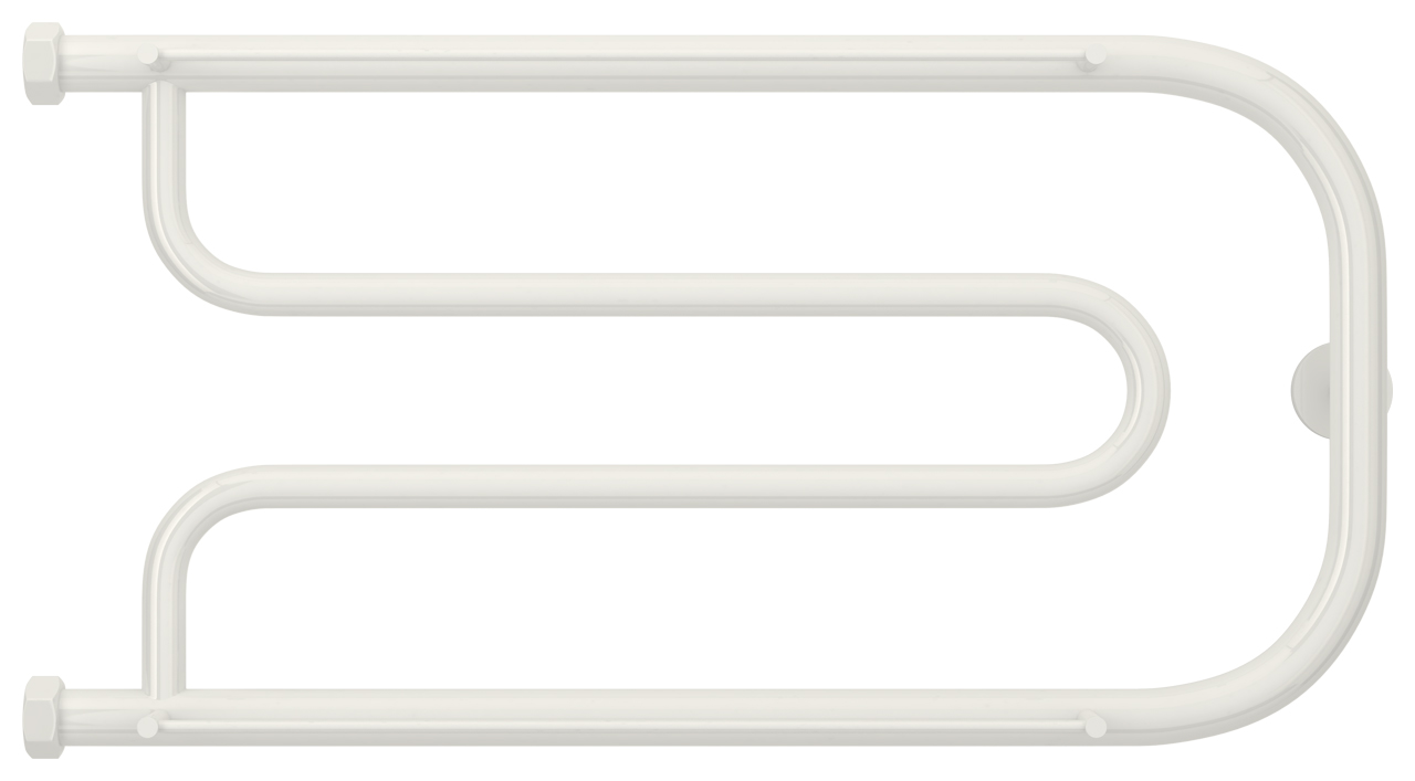 Сунержа Гусли Полотенцесушитель водяной 65x32h, цвет: белый 12-4010-3265