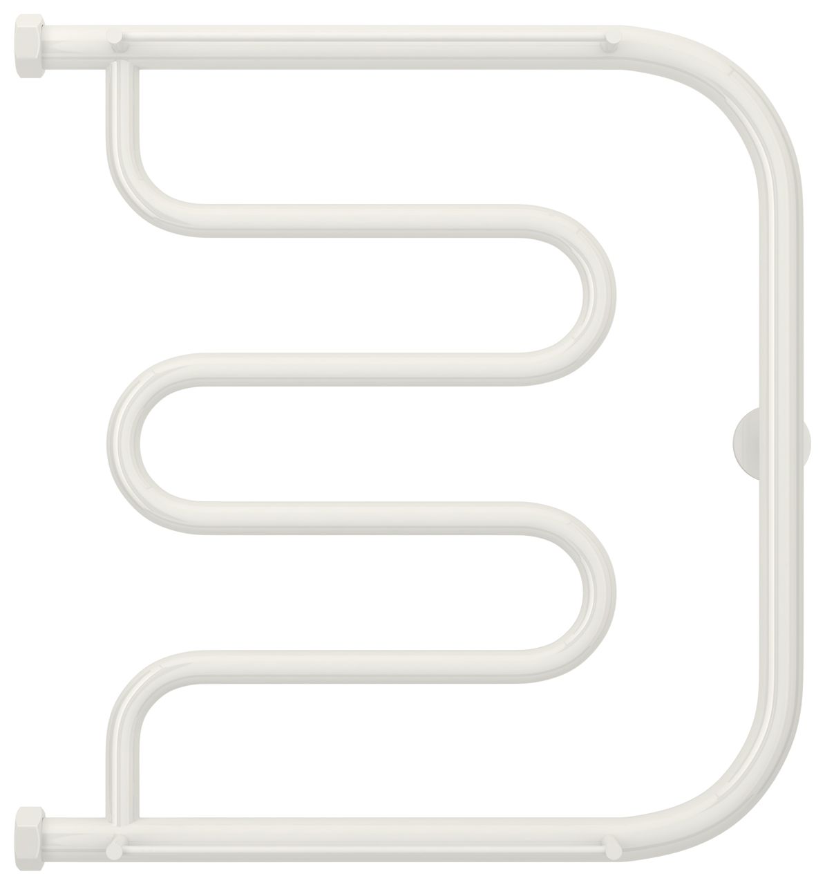 Сунержа Лира Полотенцесушитель водяной 50x50h, цвет: белый 12-4012-5050