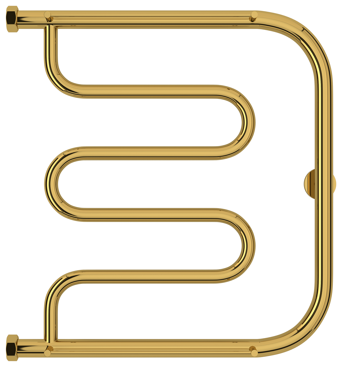 Сунержа Лира Полотенцесушитель водяной 50x50h, цвет: золото 03-4012-5050