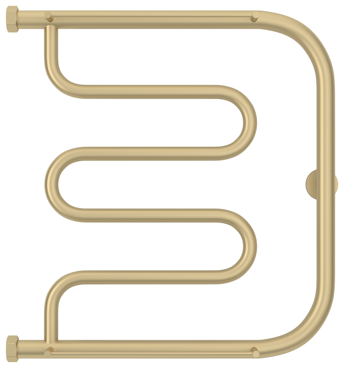 Сунержа Лира Полотенцесушитель водяной 50x50h, цвет: матовая шампань 022-4012-5050