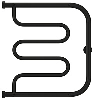 Сунержа Лира Полотенцесушитель водяной 50x50h, цвет: матовый черный 31-4012-5050