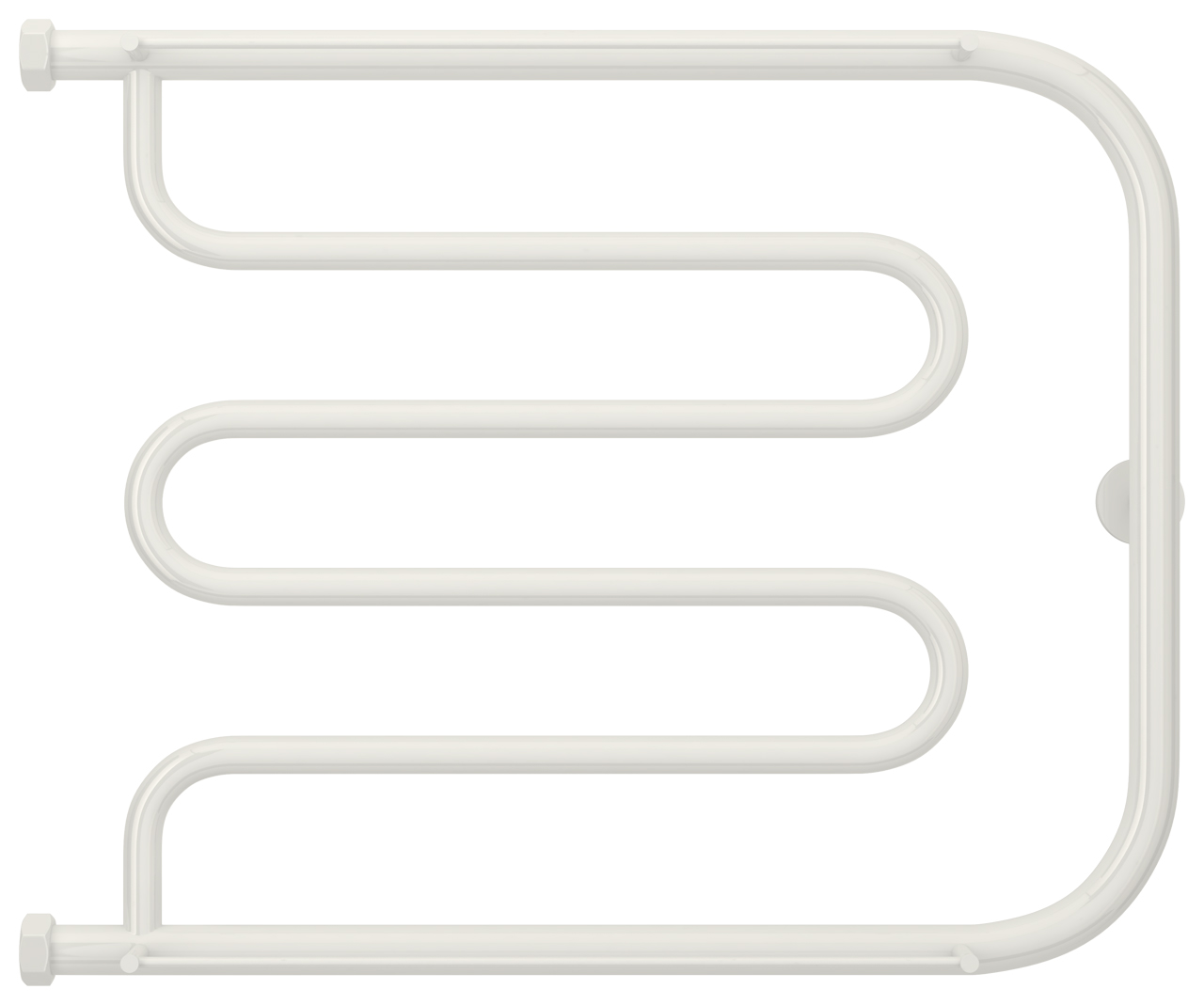 Сунержа Лира Полотенцесушитель водяной 65x50h, цвет: белый 12-4012-5065