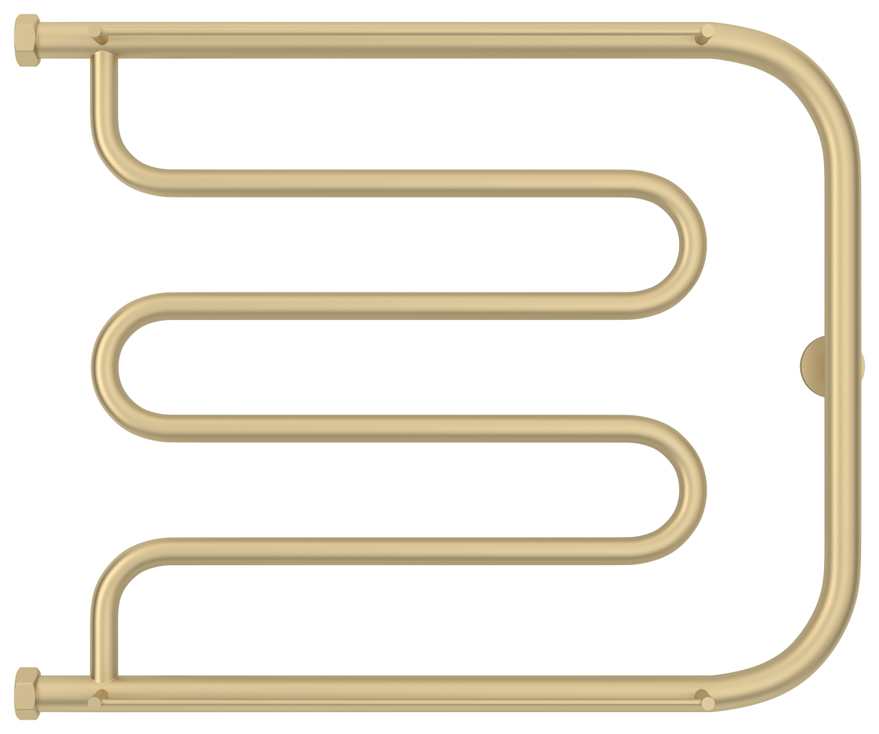 Сунержа Лира Полотенцесушитель водяной 65x50h, цвет: матовая шампань 022-4012-5065