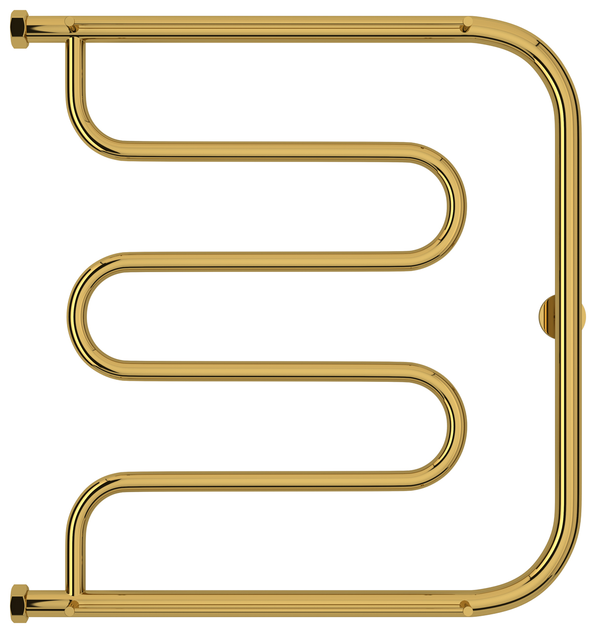 Сунержа Лира Полотенцесушитель водяной 60x60h, цвет: золото 03-4012-6060