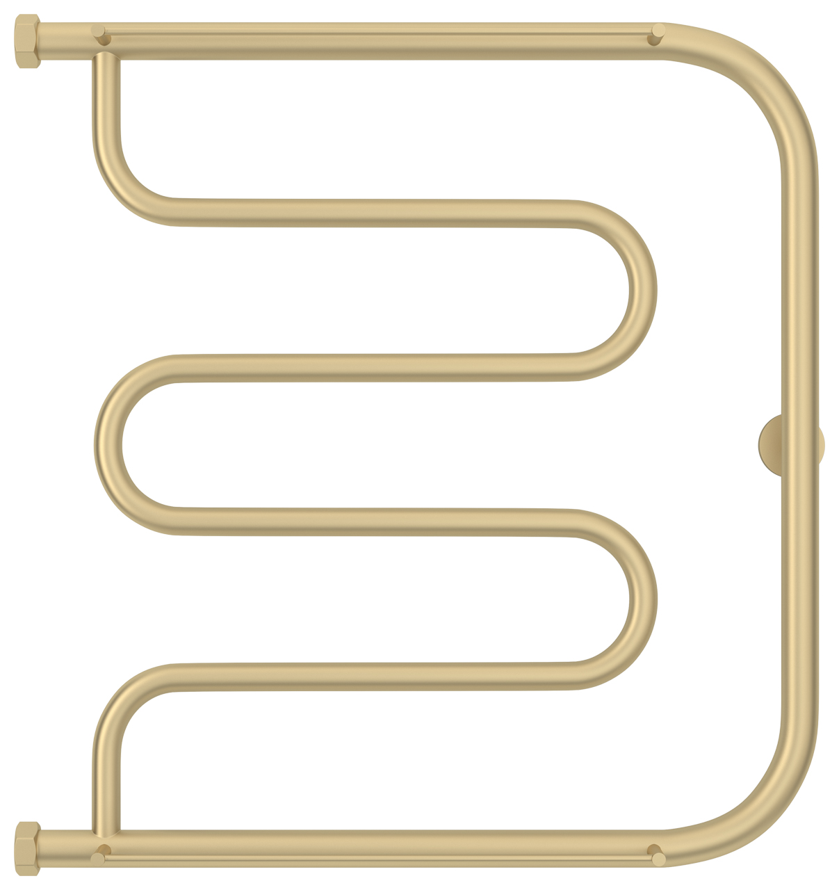 Сунержа Лира Полотенцесушитель водяной 60x60h, цвет: матовая шампань 022-4012-6060