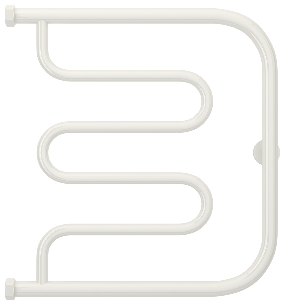 Сунержа Лира Полотенцесушитель водяной 50x50h, цвет: белый 12-4011-5050