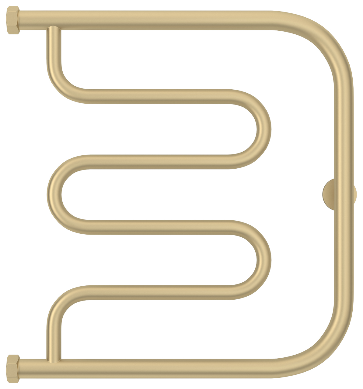 Сунержа Лира Полотенцесушитель водяной 50x50h, цвет: матовая шампань 022-4011-5050