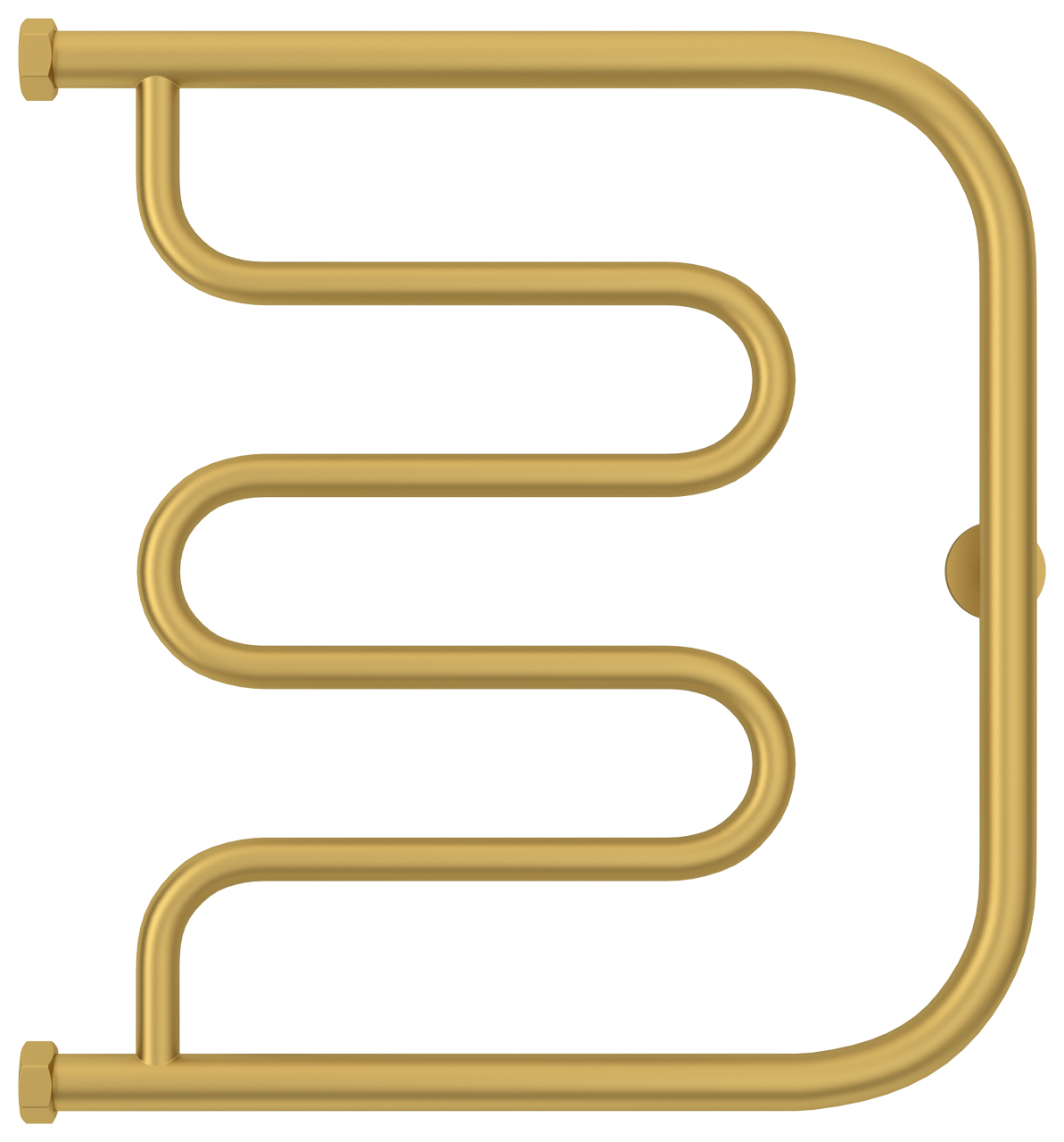 Сунержа Лира Полотенцесушитель водяной 50x50h, цвет: матовое золото 032-4011-5050