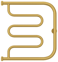 Сунержа Лира Полотенцесушитель водяной 50x50h, цвет: матовое золото 032-4011-5050