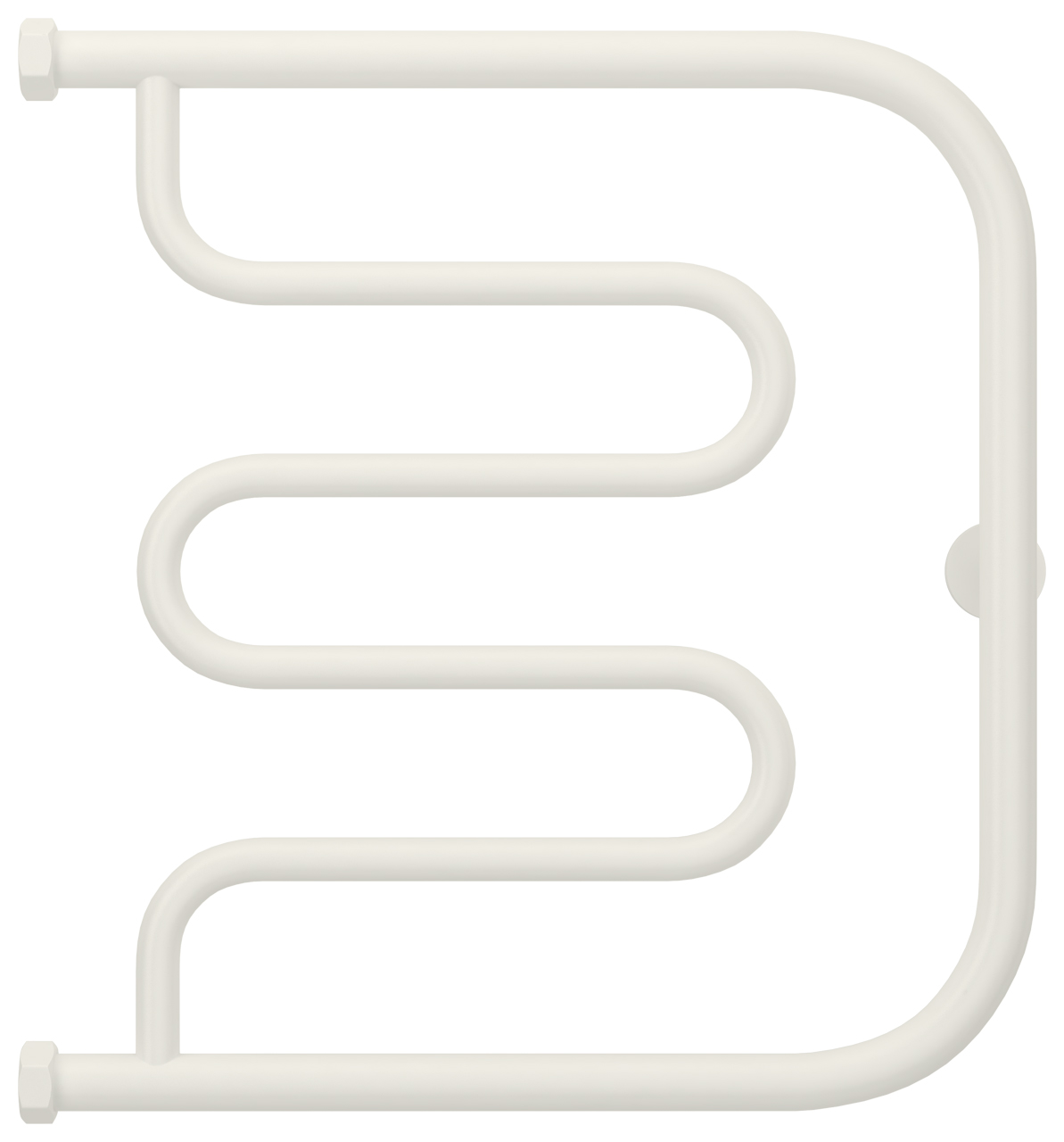 Сунержа Лира Полотенцесушитель водяной 50x50h, цвет: матовый белый 30-4011-5050