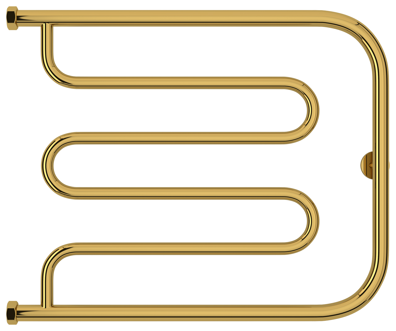 Сунержа Лира Полотенцесушитель водяной 65x50h, цвет: золото 03-4011-5065