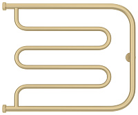 Сунержа Лира Полотенцесушитель водяной 65x50h, цвет: матовая шампань 022-4011-5065