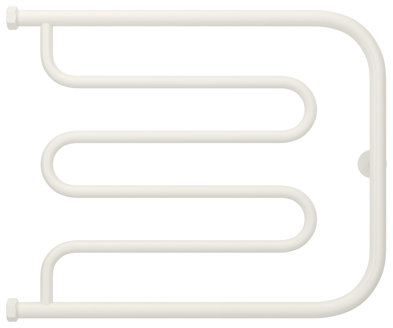 Сунержа Лира Полотенцесушитель водяной 65x50h, цвет: матовый белый 30-4011-5065