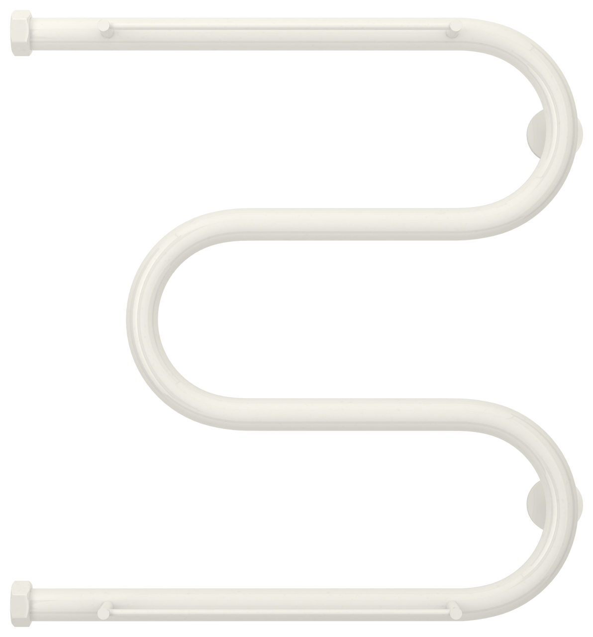 Сунержа М-образный Полотенцесушитель водяной 50x50h, цвет: белый 12-4008-5050