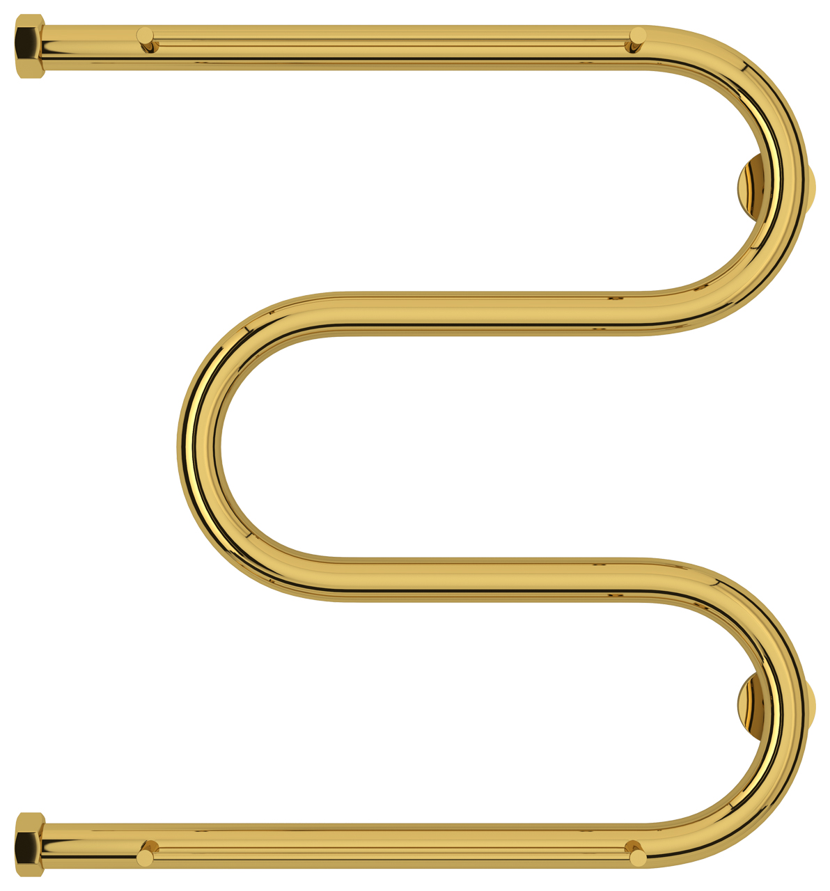 Сунержа М-образный Полотенцесушитель водяной 50x50h, цвет: золото 03-4008-5050