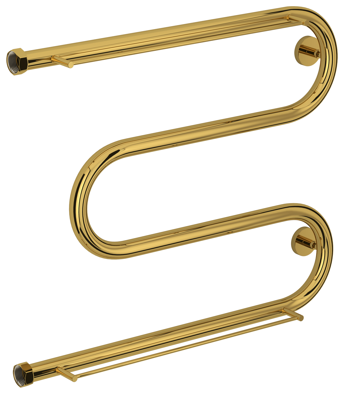 Сунержа М-образный Полотенцесушитель водяной 65x50h, цвет: золото 03-4008-5065