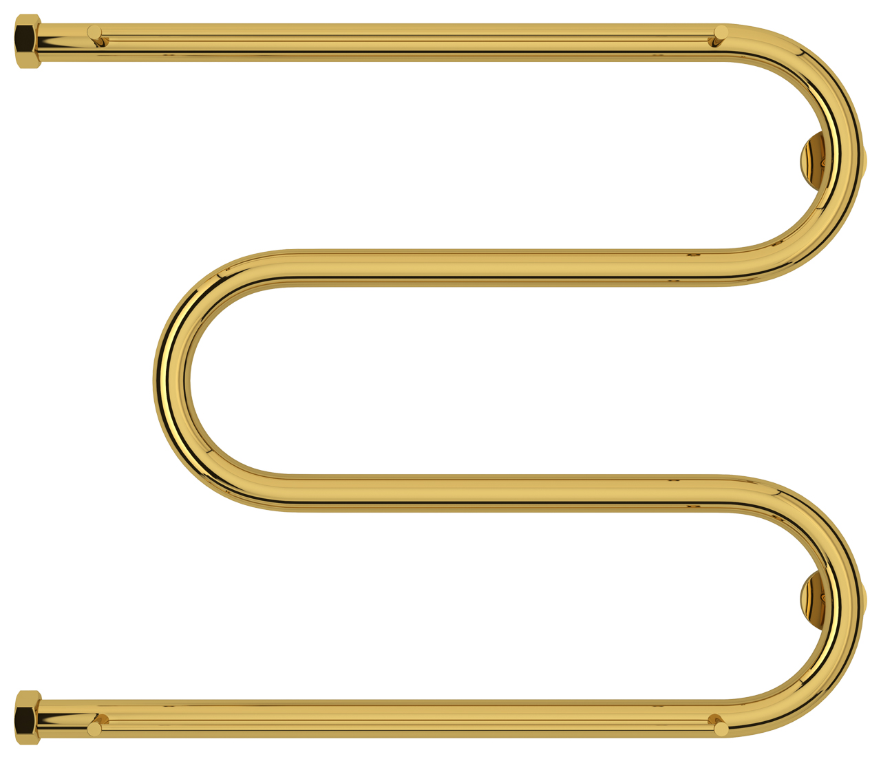 Сунержа М-образный Полотенцесушитель водяной 65x50h, цвет: золото 03-4008-5065