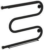 Сунержа М-образный Полотенцесушитель водяной 65x50h, цвет: матовый черный 31-4008-5065