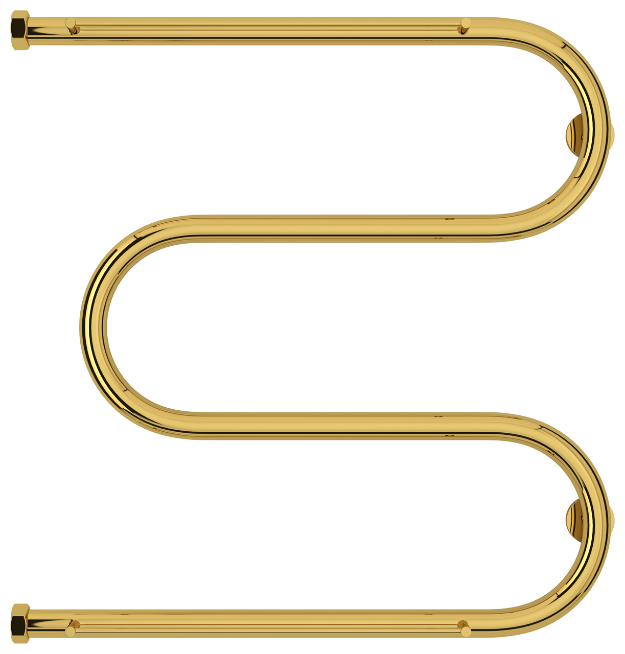 Сунержа М-образный Полотенцесушитель водяной 60x60h, цвет: золото 03-4008-6060