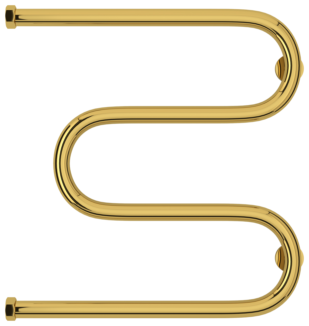 Сунержа М-образный Полотенцесушитель водяной 50x50h, цвет: золото 03-4007-5050