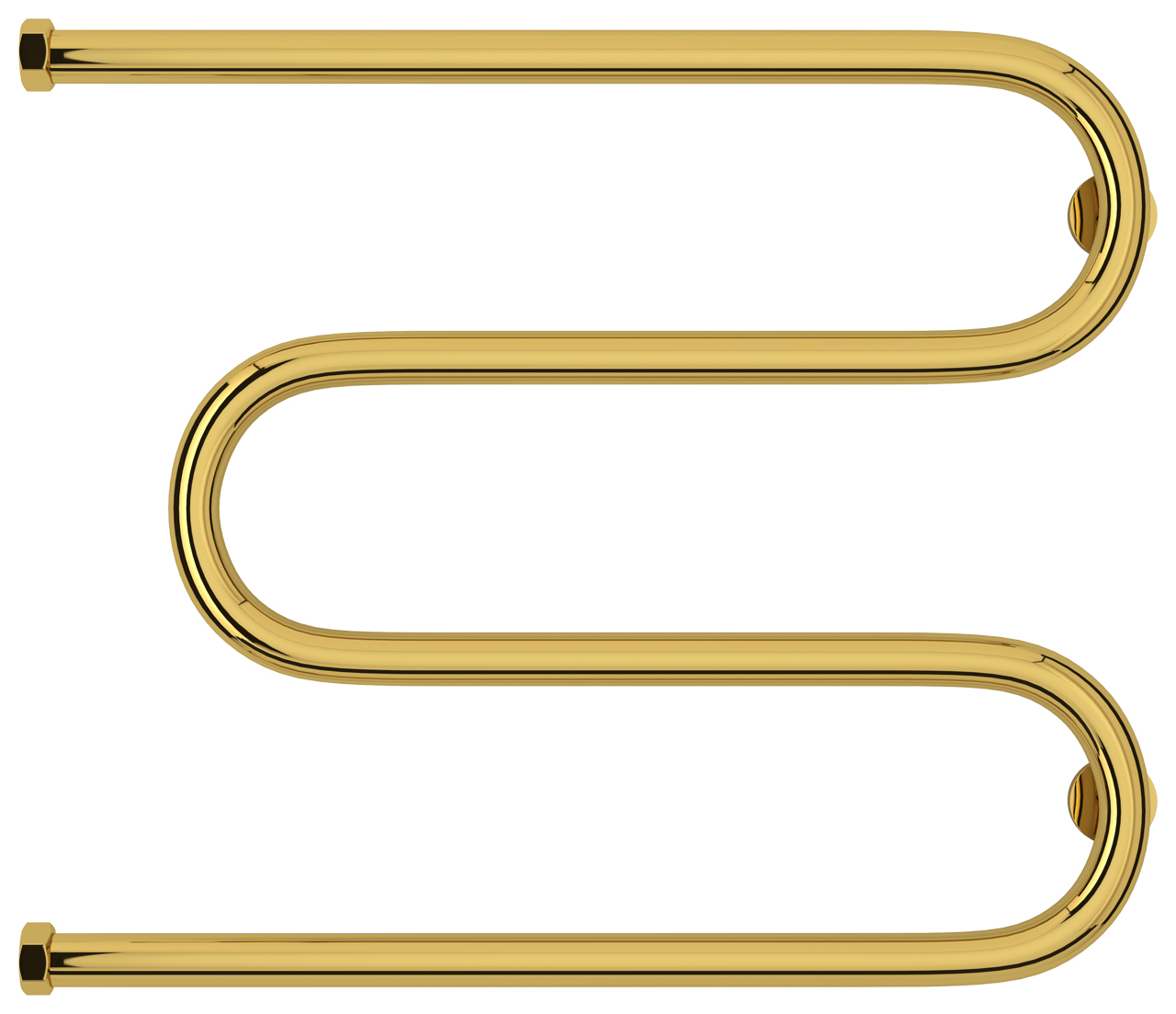 Сунержа М-образный Полотенцесушитель водяной 65x50h, цвет: золото 03-4007-5065