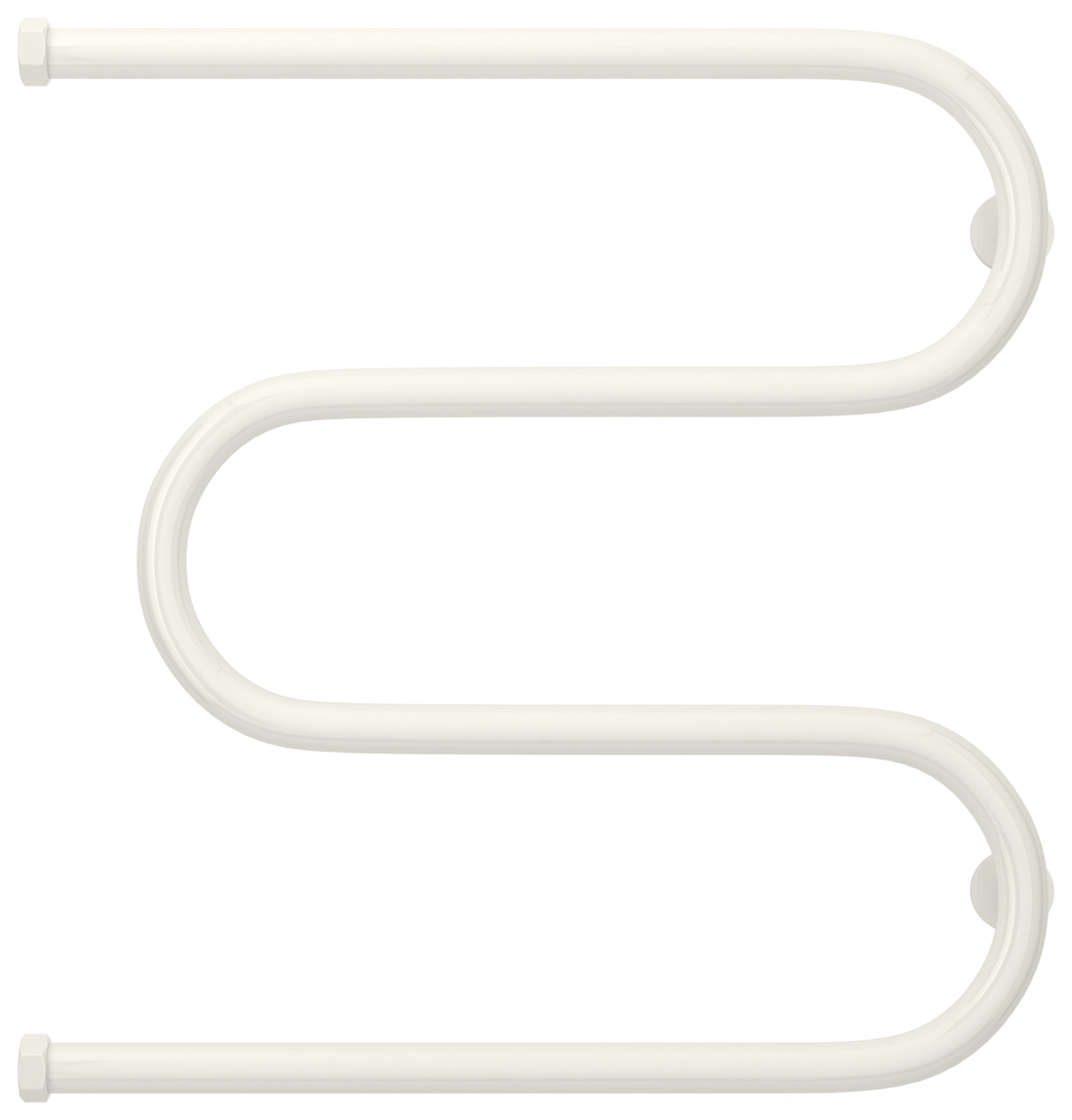 Сунержа М-образный Полотенцесушитель водяной 60x60h, цвет: белый 12-4007-6060