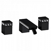 Bongio Pure Glam Смеситель для биде, цвет черный матовый/Swarovski 6P503NE01SW